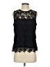 NANETTE Nanette Lepore 100% Polyester Black Sleeveless Blouse Size S - photo 1