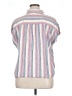 Orvis Stripes Pink Short Sleeve Blouse Size XL - photo 2