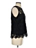 NANETTE Nanette Lepore 100% Polyester Black Sleeveless Blouse Size S - photo 4