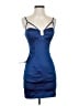 Bebe Blue Cocktail Dress Size 2 - photo 1