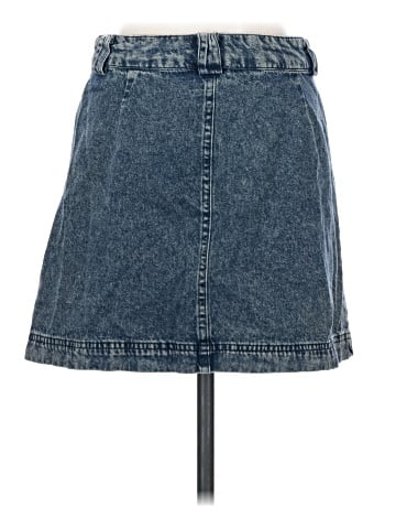 Blue Rain Denim Skirt (view 2)