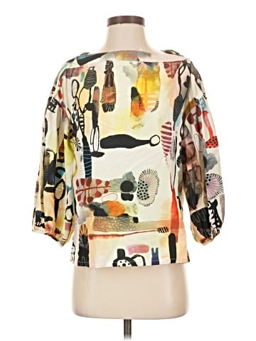 Rachel Comey 3/4 Sleeve Blouse (view 1)