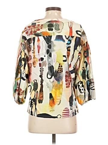 Rachel Comey 3/4 Sleeve Blouse (view 2)