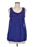 ECI 100% Polyester Purple Sleeveless Blouse Size M - photo 1
