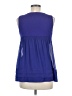 ECI 100% Polyester Purple Sleeveless Blouse Size M - photo 2
