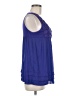 ECI 100% Polyester Purple Sleeveless Blouse Size M - photo 4