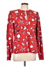 Bill Blass Print Red Jacket Size 10 - photo 1