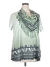 One World Green Short Sleeve Top Size 3X - photo 1
