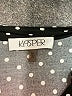 Kasper Polka Dots Black 3/4 Sleeve Blouse Size M (petite) - photo 7