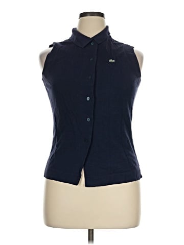Lacoste Sleeveless Button-Down Shirt (view 1)