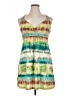 Mudd Tie-dye Green Casual Dress Size XL - photo 1