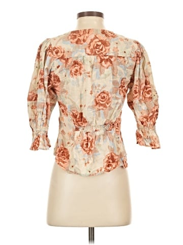 Free People 3/4 Sleeve Blouse (view 2)