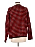 Liz Baker 100% Acrylic Houndstooth Red Jacket Size L - photo 2