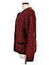 Liz Baker 100% Acrylic Houndstooth Red Jacket Size L - photo 5
