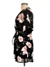 Lulus 100% Rayon Floral Black Casual Dress Size L - photo 5