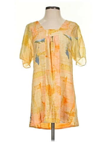 Maeve Short Sleeve Silk Top (view 1)