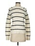 Madewell 100% Cotton Stripes Ivory Pullover Sweater Size XS - photo 1