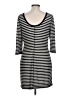 Express Stripes Black Casual Dress Size L - photo 2