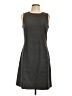 Lands' End Solid Gray Casual Dress Size 10 - photo 1