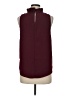 J.Crew Burgundy Sleeveless Blouse Size M - photo 2