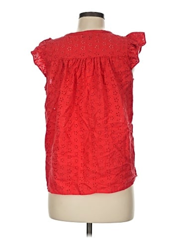 Madewell Ruffle-Sleeve Bib Top (view 2)