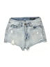 Blank NYC 100% Cotton Blue Denim Shorts Size 27 waist - photo 1