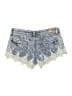 Almost Famous Hearts Blue Denim Shorts Size 7 - photo 2