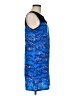 Influence 100% Polyester Graphic Blue Cocktail Dress Size 8 - photo 4