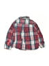 Matt's Scooter 100% Cotton Plaid Red Long Sleeve Button-Down Shirt Size 2T - photo 2