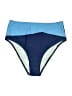 Cupshe Color Block Blue Swimsuit Bottoms Size M - photo 1