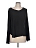 E&M Collection 100% Polyester Black Long Sleeve Blouse Size L - photo 1
