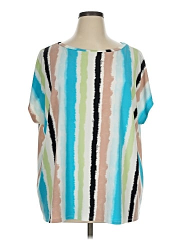 Worthington Short Sleeve Blouse (view 1)