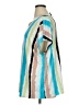Worthington Stripes Teal Short Sleeve Blouse Size 1X - photo 5