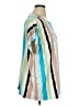 Worthington Stripes Teal Short Sleeve Blouse Size 1X - photo 4