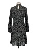 H&M 100% Polyester Paisley Black Casual Dress Size M - photo 2
