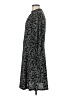 H&M 100% Polyester Paisley Black Casual Dress Size M - photo 5