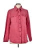Luvamia 100% Cotton Red Long Sleeve Button-Down Shirt Size L - photo 1