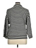 Ann Taylor Factory 100% Cotton Stripes Silver Pullover Sweater Size XL - photo 2