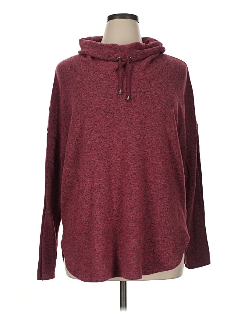 Pre-owned Ruby Rd. Pullover Sweater In Burgundy