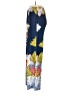 Melissa Paige Floral Blue Casual Pants Size M - photo 5
