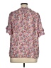 Max Studio 100% Polyester Floral Pink Short Sleeve Blouse Size 1X - photo 2