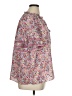 Max Studio 100% Polyester Floral Pink Short Sleeve Blouse Size 1X - photo 4