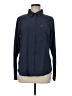 Columbia 100% Polyester Solid Blue Long Sleeve Blouse Size M - photo 1
