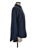 Columbia 100% Polyester Solid Blue Long Sleeve Blouse Size M - photo 4