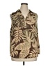 Torrid 100% Polyester Tropical Tan Brown Sleeveless Blouse Size 1X Plus (1) - photo 1
