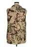 Torrid 100% Polyester Tropical Tan Brown Sleeveless Blouse Size 1X Plus (1) - photo 2