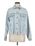 Topshop 100% Cotton Blue Denim Jacket Size 8 - photo 1