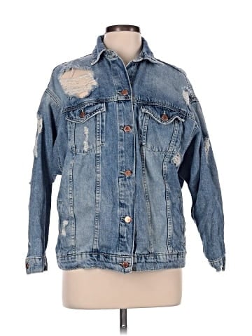 Zara Basic Denim Jacket (view 1)