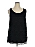 Lane Bryant 100% Polyester Black Sleeveless Blouse Size 14 - 16 Plus - photo 1