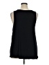 Lane Bryant 100% Polyester Black Sleeveless Blouse Size 14 - 16 Plus - photo 2